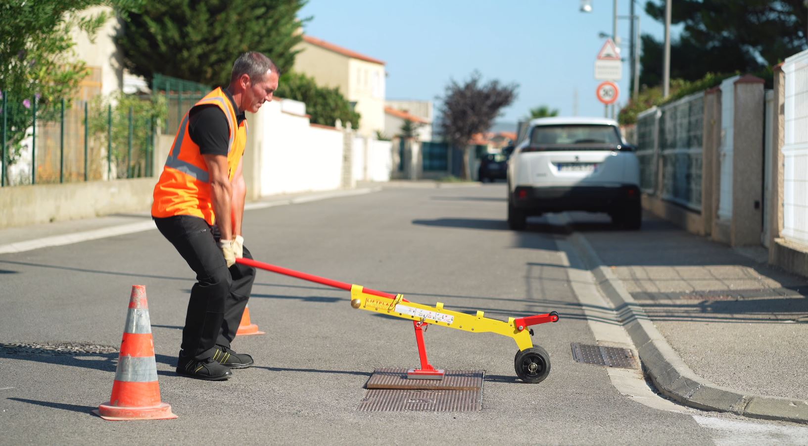 Le LIFTPLAQ en action sur le terrain